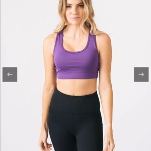 Like new purple zyia bomber bra